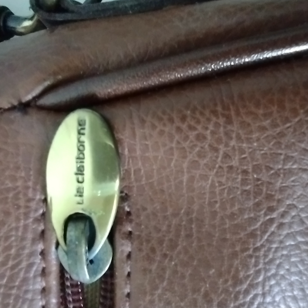 Liz Claiborne Faux Leather Shoulder Bag - Picture 6 of 10